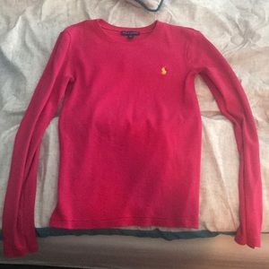 Ralph Lauren Pink Long Sleeve